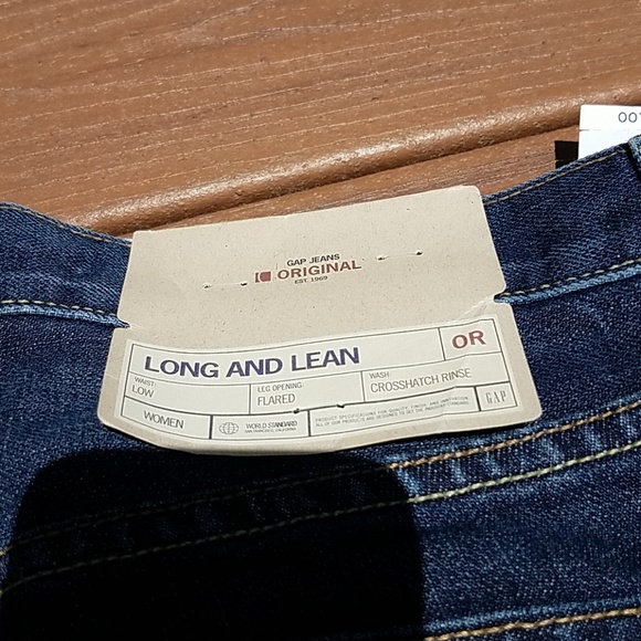 Gap long and lean jeans NWT - Picture 2 of 5